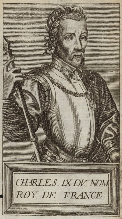 Re Carlo IX di Francia da Andre Thevet