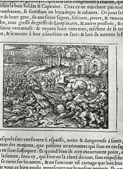 Sbarco, dalla Cosmographie universelle di André Thevet, 1575 da Andre Thevet