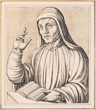Ritratto di Alcuino da Andre Thevet