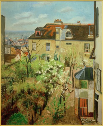 Il giardino della casa di Utrillo da Andre Utter