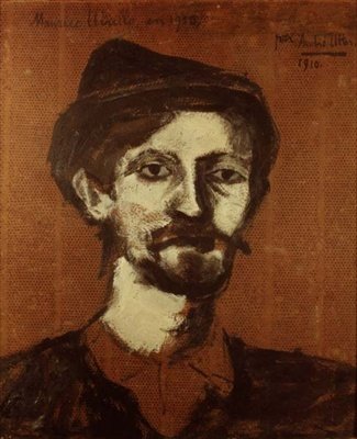 Ritratto di Maurice Utrillo (1883-1955) da Andre Utter