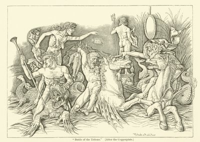 Battaglia dei Tritoni da Andrea (after) Mantegna
