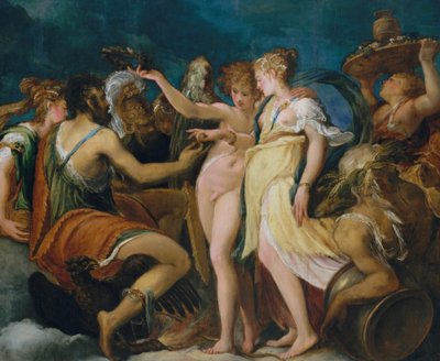 Il matrimonio di Cupido e Psiche da Andrea Schiavone