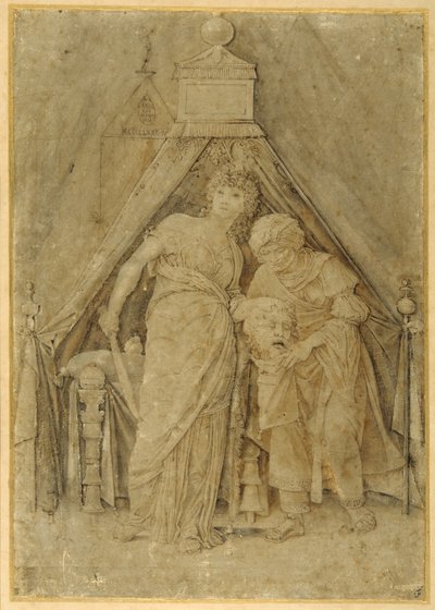 Giuditta con la testa di Oloferne, dopo Mantegna da Andrea (follower of) Mantegna