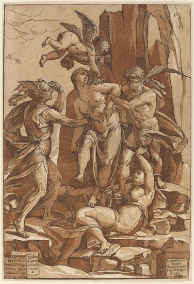 Allegoria della Virtù, 1585 da Andrea Andreani