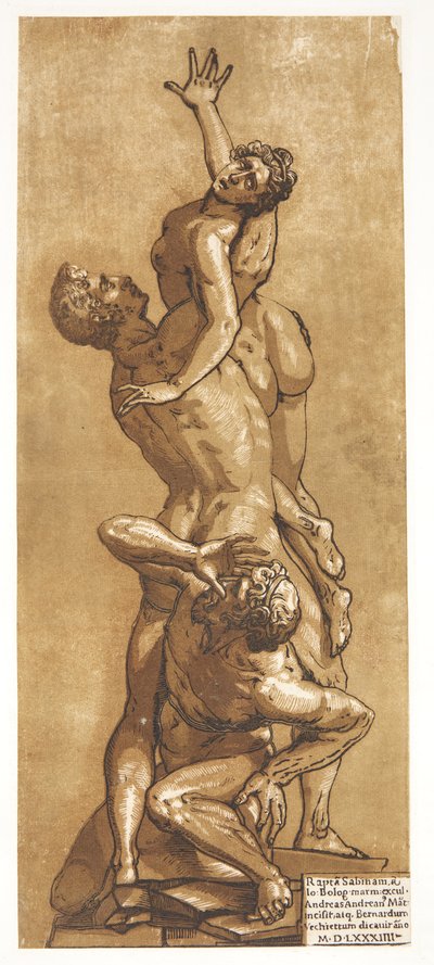 Il ratto di una Sabina da Andrea Andreani