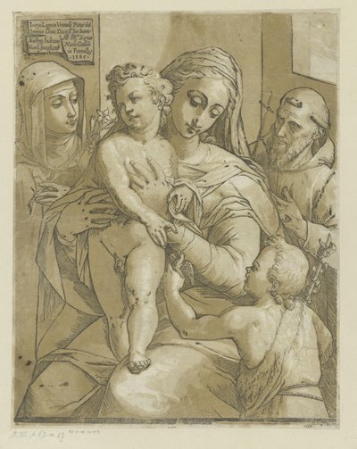 Maria con il Bambino Gesù da Andrea Andreani