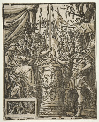 Muzio Scevola da Andrea Andreani
