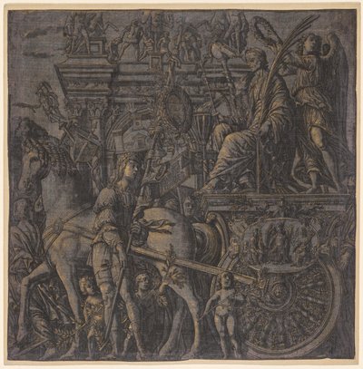 Il trionfo di Giulio Cesare: Cesare trionfante da Andrea Andreani