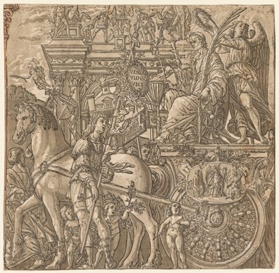 Il trionfo di Giulio Cesare: Cesare trionfante da Andrea Andreani