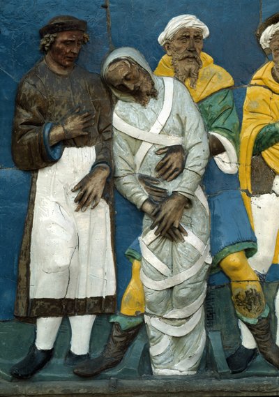 Sepoltura dei Morti (dettaglio), 1526-28 da Andrea Della Robbia