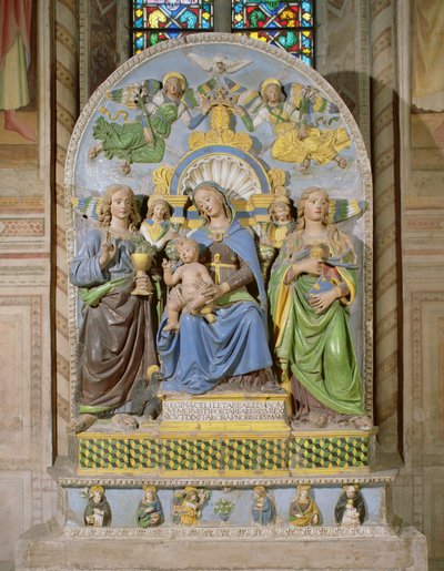 Madonna col Bambino in trono, pala d
