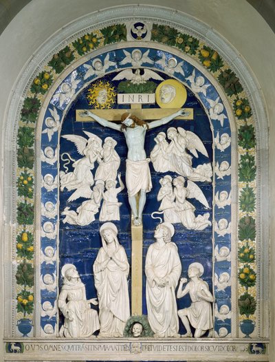 La crocifissione con San Francesco d