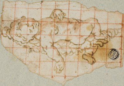 Putto con ghirlanda da Andrea Lilio