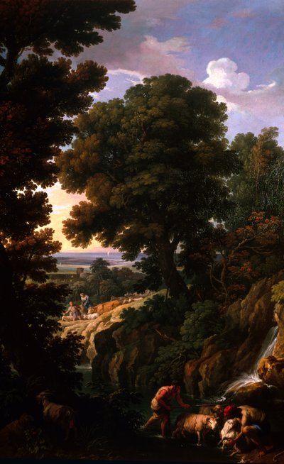 Paesaggio con pastori, c.1730 da Andrea Locatelli