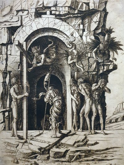 1483 Mantegna La discesa di Cristo al Limbo Biblioteca nazionale brasiliana anagoria da Andrea Mantegna