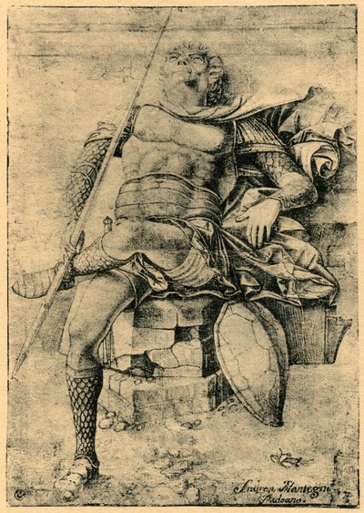 Un soldato dormiente, 1913 da Andrea Mantegna