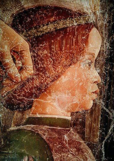 Arrivo del cardinale Francesco Gonzaga, (dettaglio) da Andrea Mantegna
