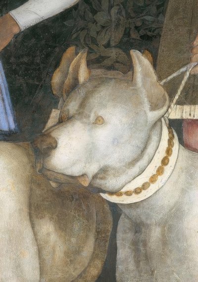 Incontro tra il marchese Ludovico III Gonzaga e il suo seguito da Andrea Mantegna
