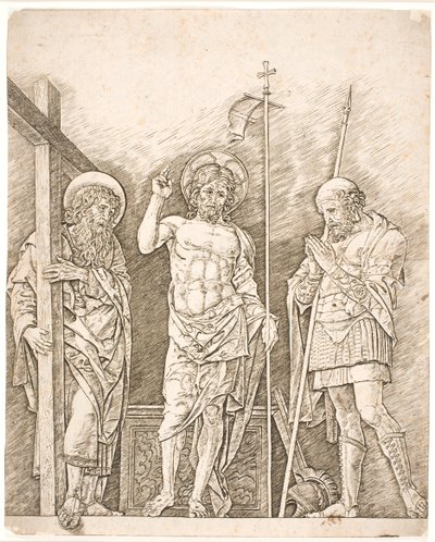 Il Cristo risorto da Andrea Mantegna