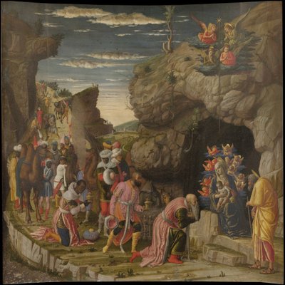 Epifania Trittico degli Uffizi, pannello centrale, ca 1463-1464 da Andrea Mantegna