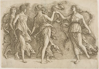 Quattro donne che ballano da Andrea Mantegna
