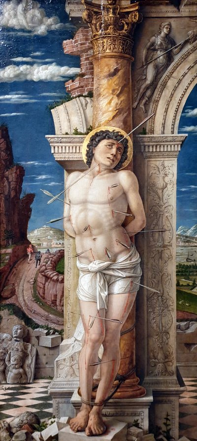 Tedesco: Hl. Sebastiano San Sebastiano da Andrea Mantegna