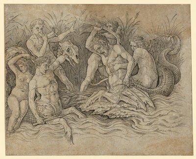 Battaglia degli dei del mare da Andrea Mantegna