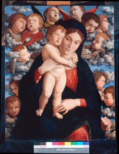 Madonna col Bambino e Coro di Cherubini da Andrea Mantegna