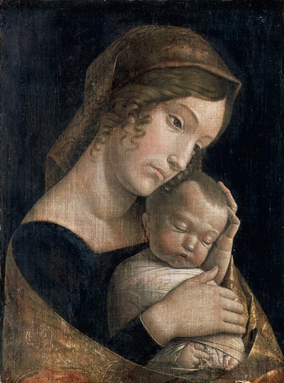 Madonna e Bambino Dormiente da Andrea Mantegna