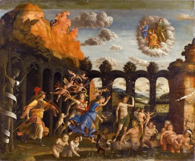 Minerva scaccia i vizi dal giardino della virtù da Andrea Mantegna