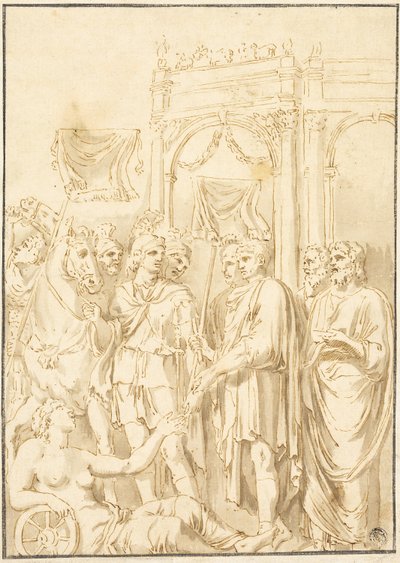 Senatori e soldati romani da Andrea Mantegna