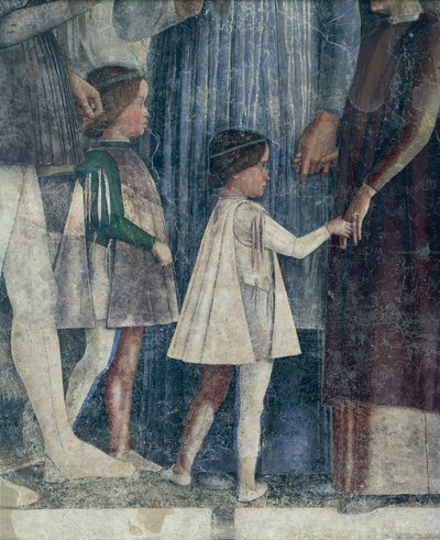 Sigismondo e Francesco II Gonzaga, dettaglio da Parete dell