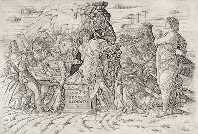 La deposizione nel sepolcro da Andrea Mantegna