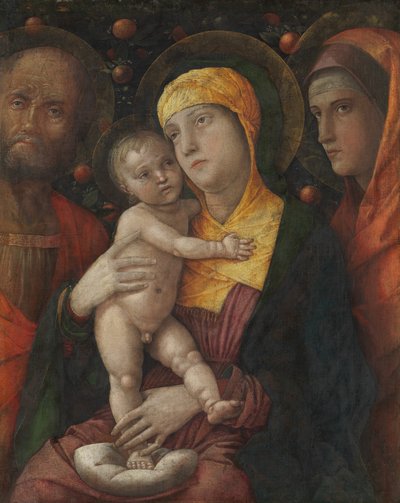 La Sacra Famiglia con Santa Maria Maddalena, c.1495-1500 da Andrea Mantegna