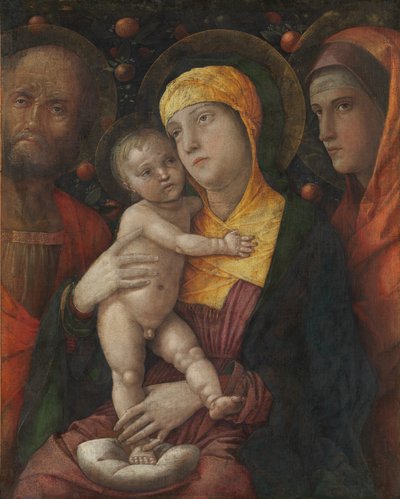 La Sacra Famiglia con Santa Maria Maddalena da Andrea Mantegna