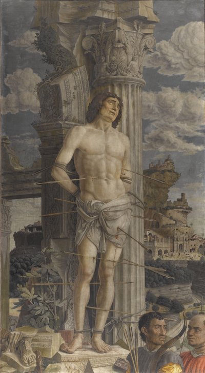 Il martirio di San Sebastiano da Andrea Mantegna