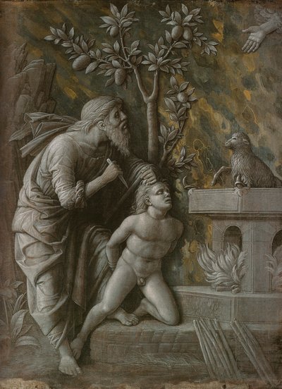 Il sacrificio di Isacco da Andrea Mantegna