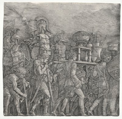 I Trionfi di Cesare: I Portatori di Corazze, c. 1495 da Andrea Mantegna