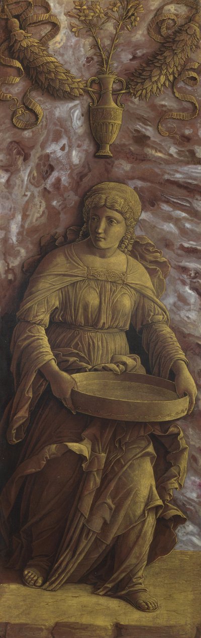 La Vestale Tuccia con un Setaccio, c. 1500 da Andrea Mantegna