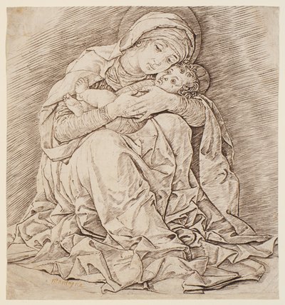 La Vergine col Bambino da Andrea Mantegna