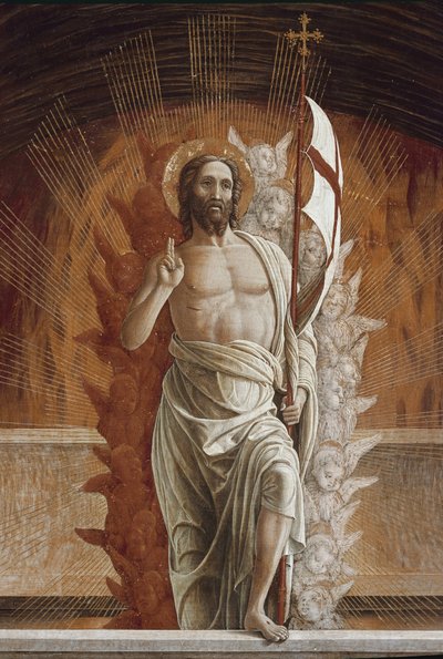 La resurrezione di Gesù Cristo (dettaglio della predella) da Andrea Mantegna