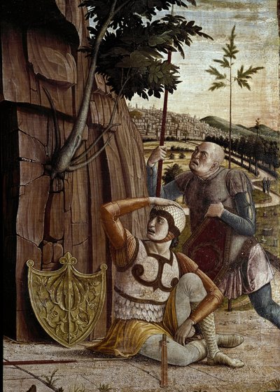La resurrezione (dettaglio della predella) da Andrea Mantegna