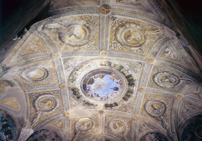 Trionfo di Cesare e Oculus della camera nuziale da Andrea Mantegna