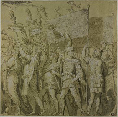 Trionfi di Giulio Cesare: Tela No. I da Andrea Mantegna