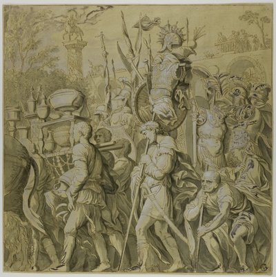 Trionfi di Giulio Cesare: Tela n. VI da Andrea Mantegna