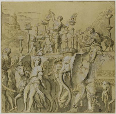 Trionfi di Giulio Cesare: Tela n. V da Andrea Mantegna