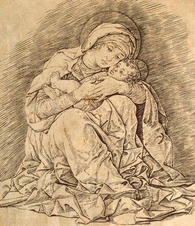 Vergine e bambino da Andrea Mantegna