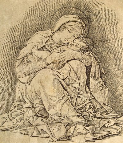 Vergine e bambino da Andrea Mantegna