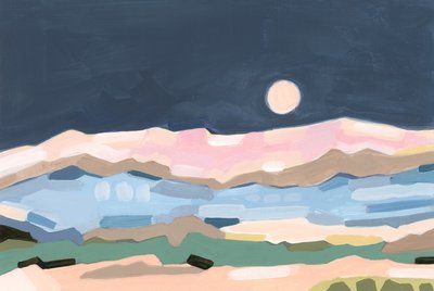 Valle al chiaro di luna, 2024 da Andrea Mejia